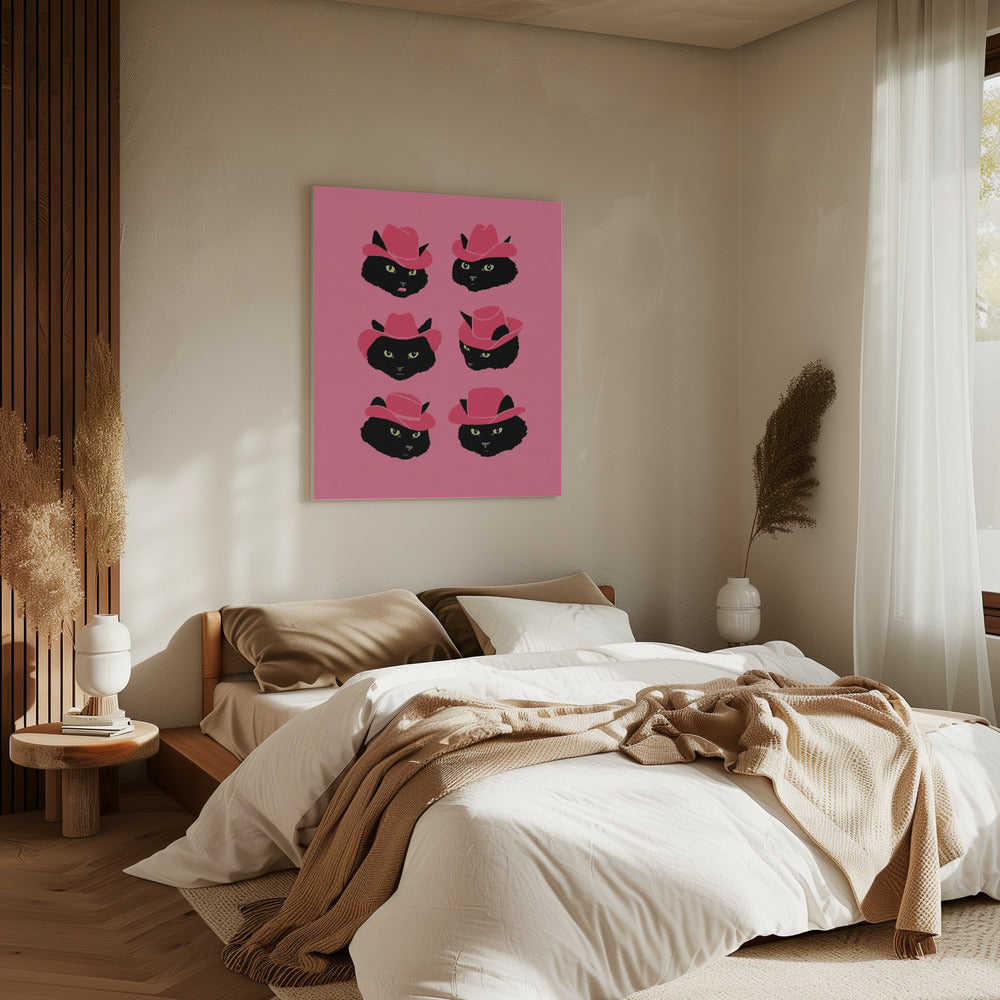 Marcy de Cowgirl Cat | Canvas