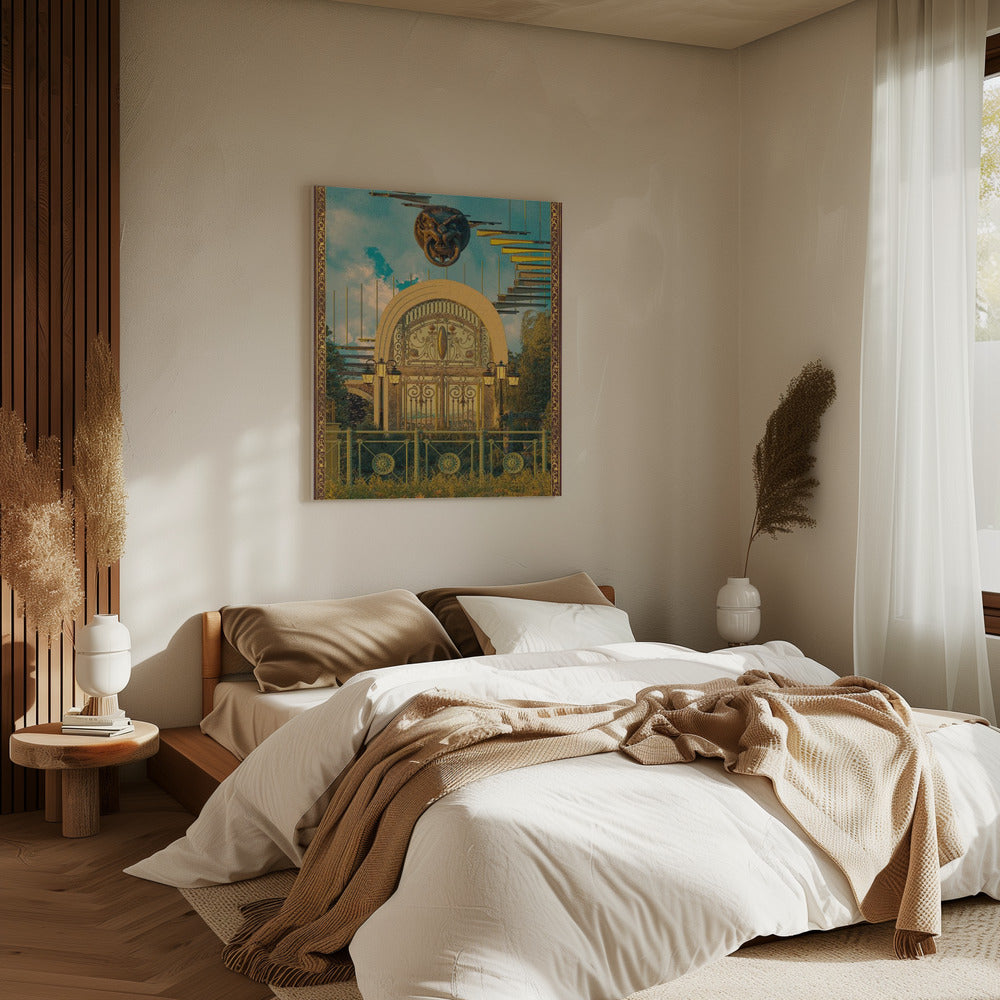 Surrealistische Poort | Canvas