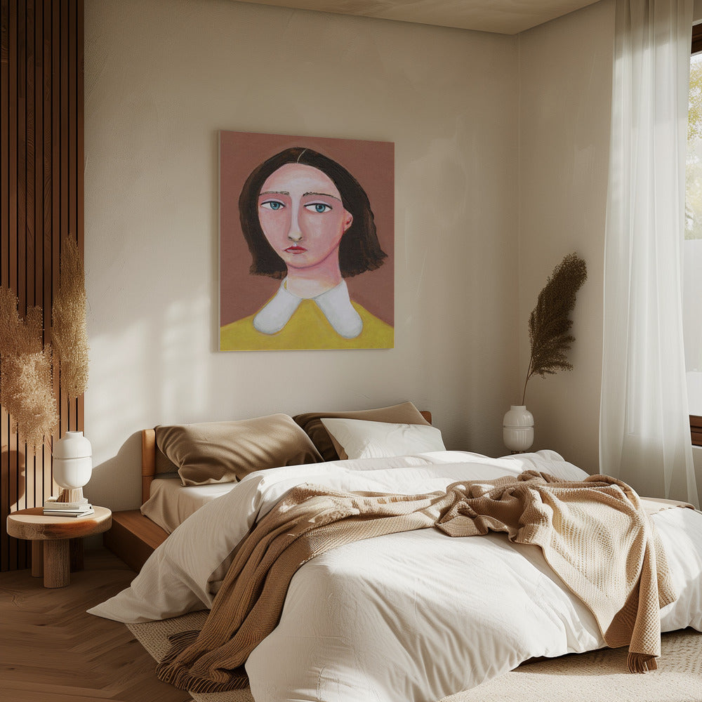 Dame kijkt | Canvas