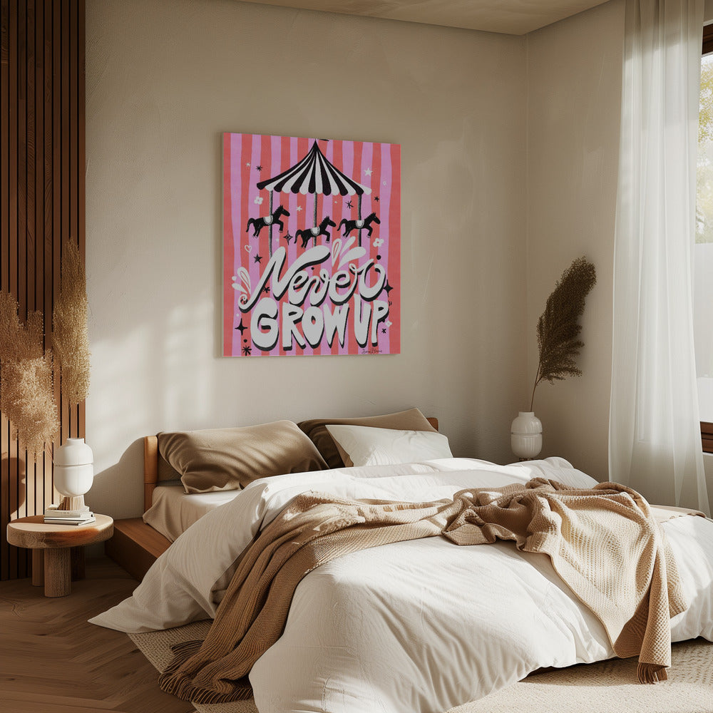 Carrousel - Word nooit volwassen | Canvas