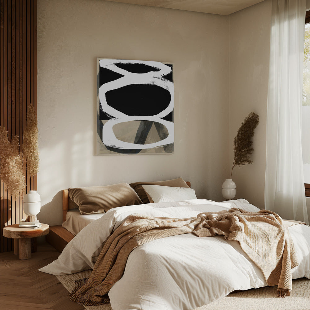 Vet Zwart Op Wit Nr. 4 | Canvas