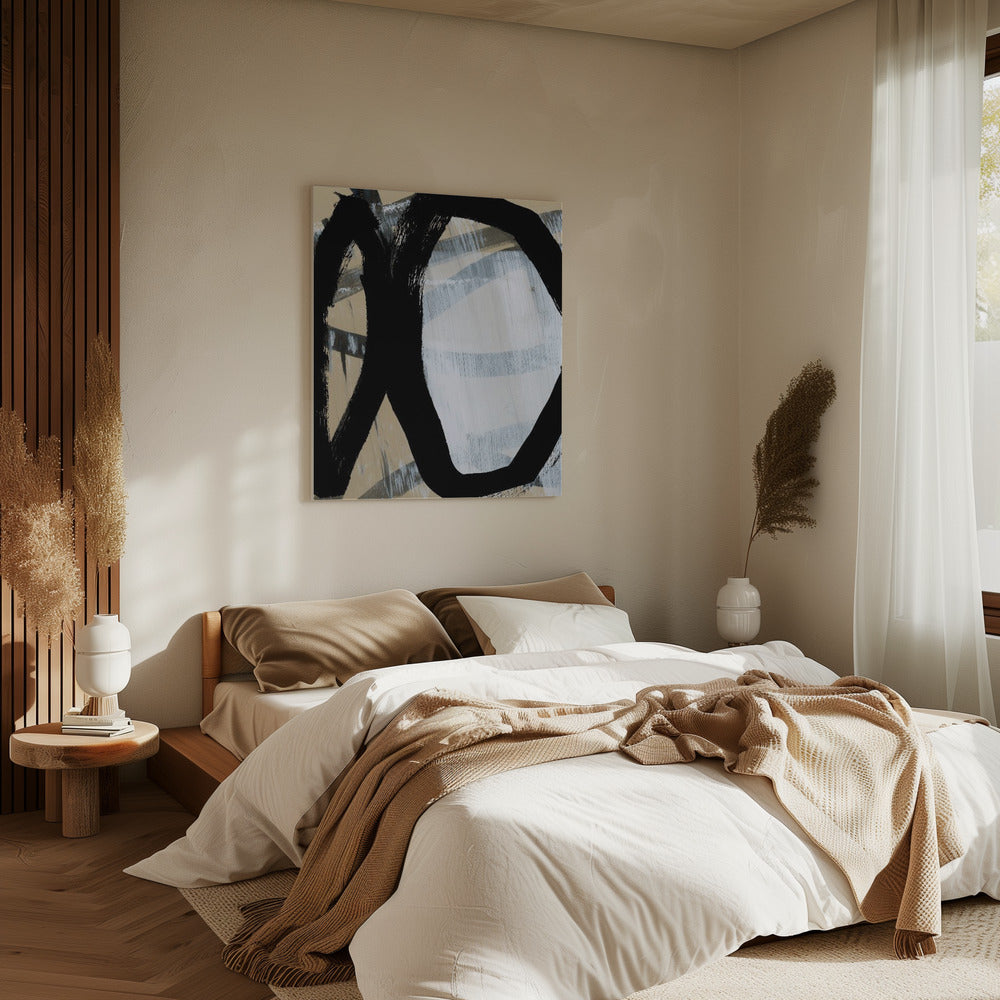 Vet Zwart Op Wit Nr. 1 | Canvas