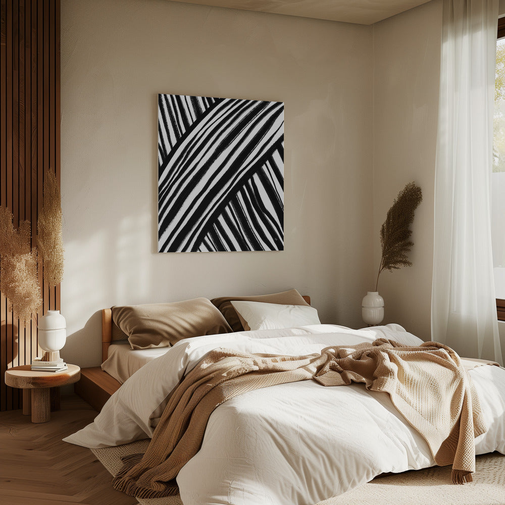 Het pad van Zebra | Canvas