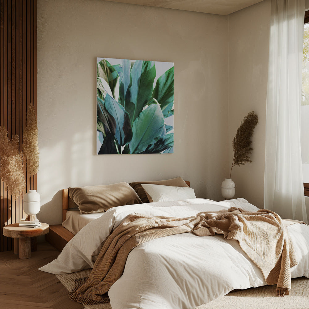 Groene bladeren I | Canvas