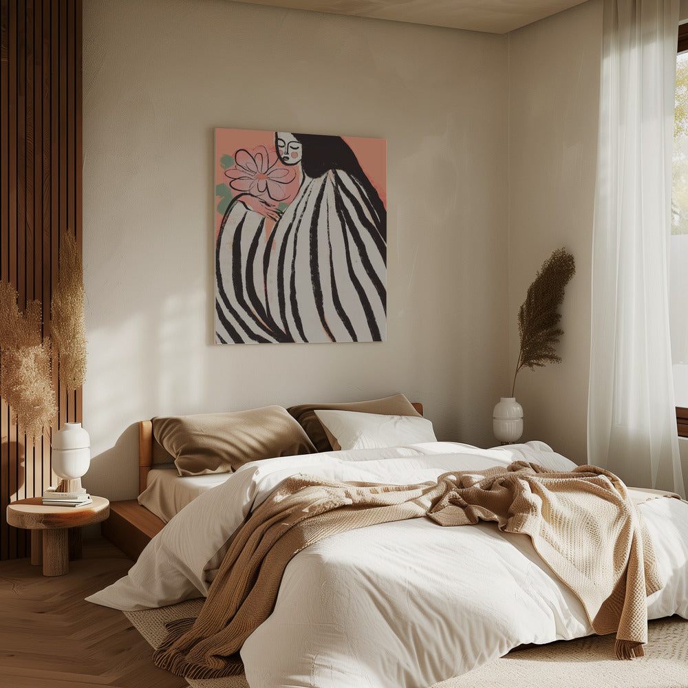 Een Stil Moment (Perzik) | Canvas