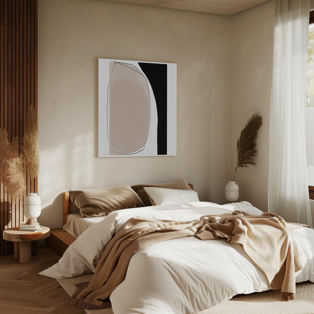 Evenwicht tussen rand en waas | Canvas