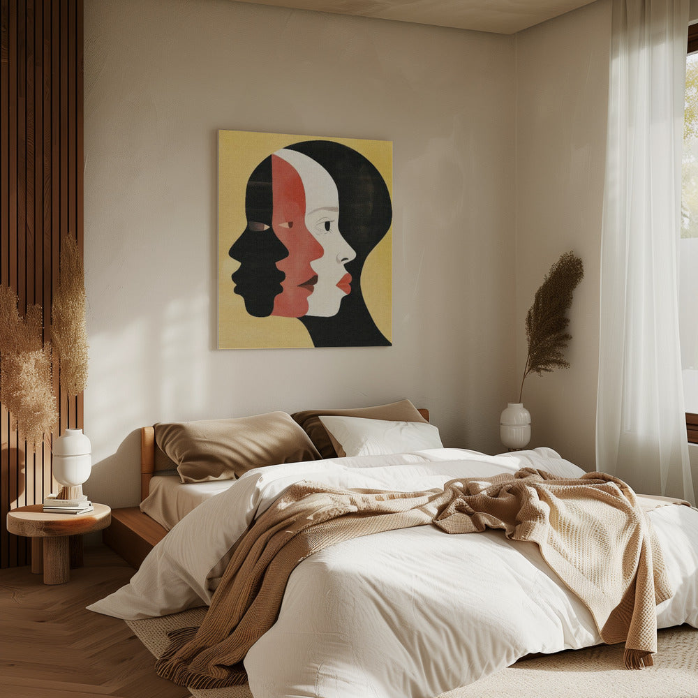 Afrikaanse kunst Smooth 4 | Canvas