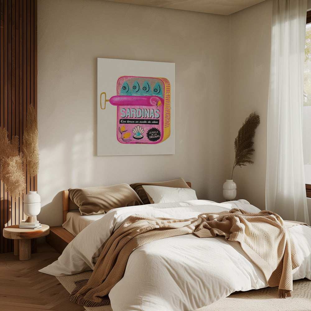 Sardientjesblikje | Canvas