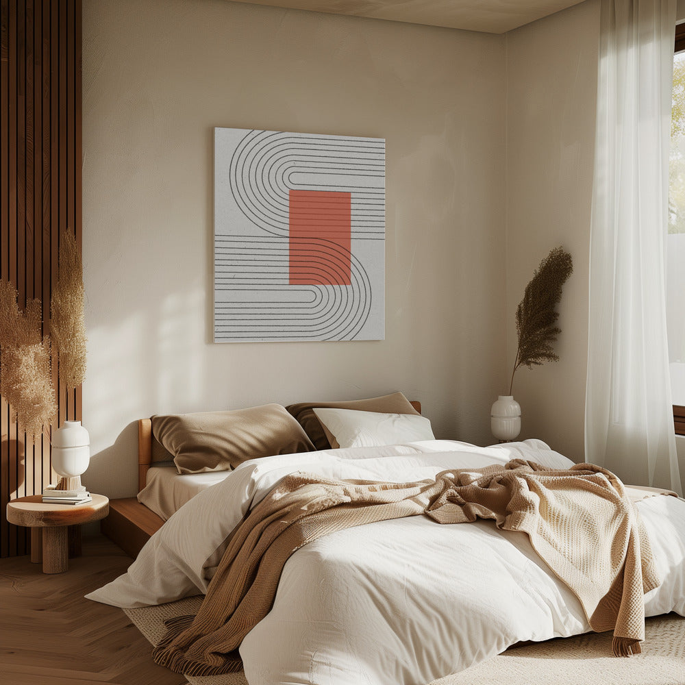 Gebogen Harmonie | Canvas