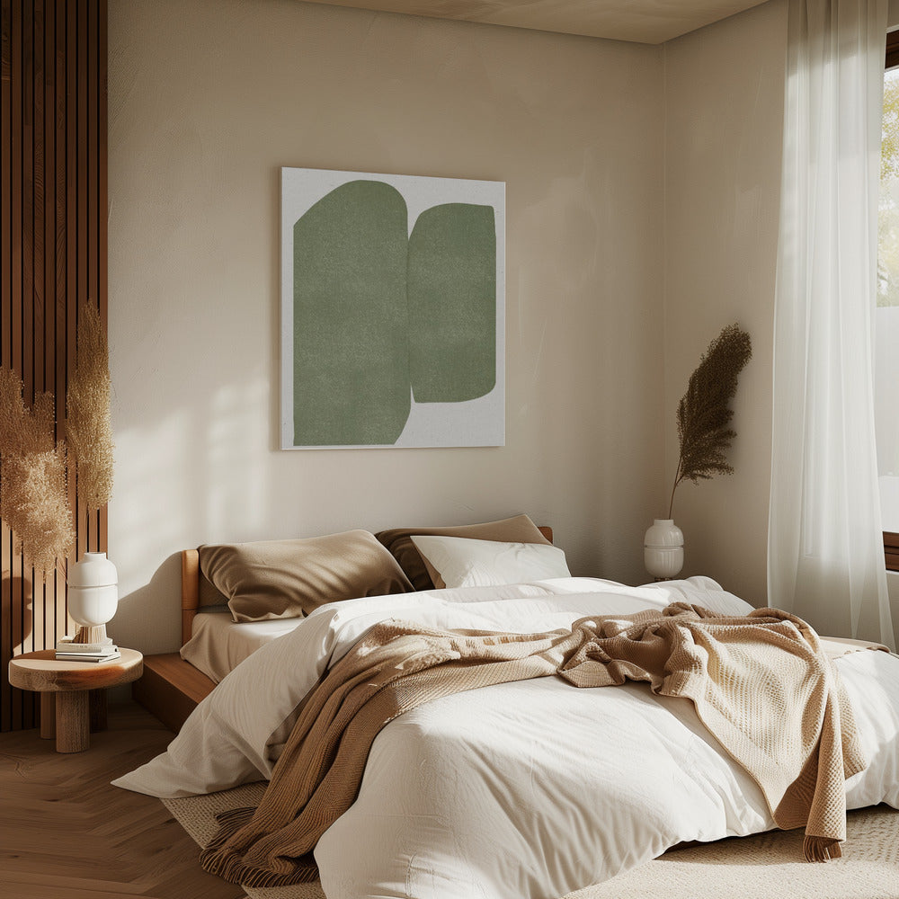 Smaragdgroene Echoes | Canvas