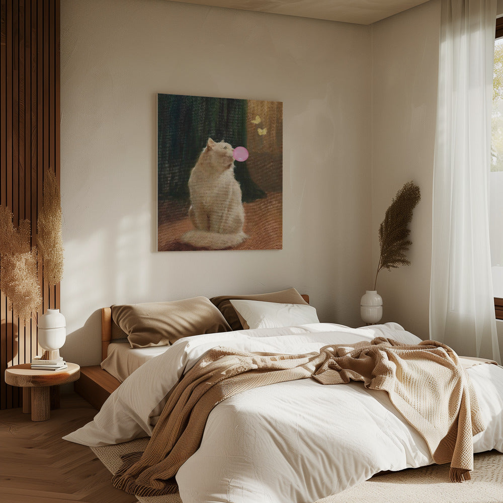 Bubble Gum en Kat | Canvas