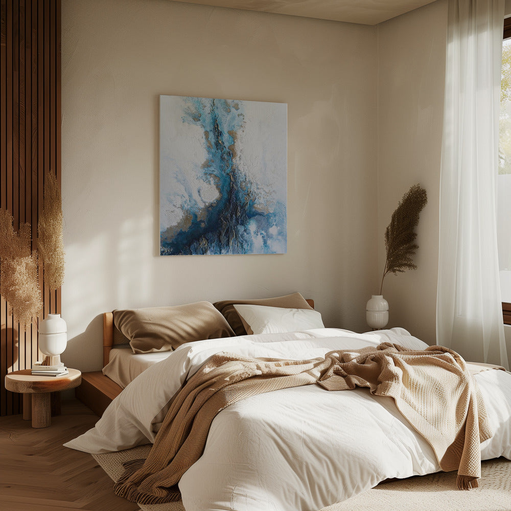 Coastal relief art - Release | Canvas