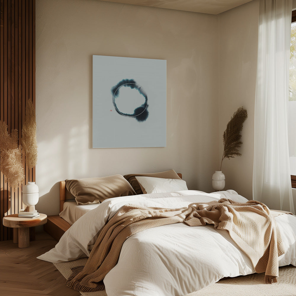 Cirkel nr. 2 | Blauw | Canvas