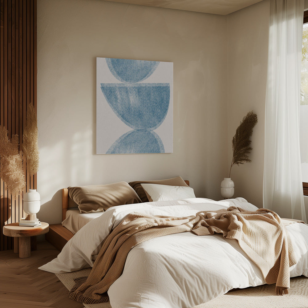 Blauwe Bol Balans | Canvas