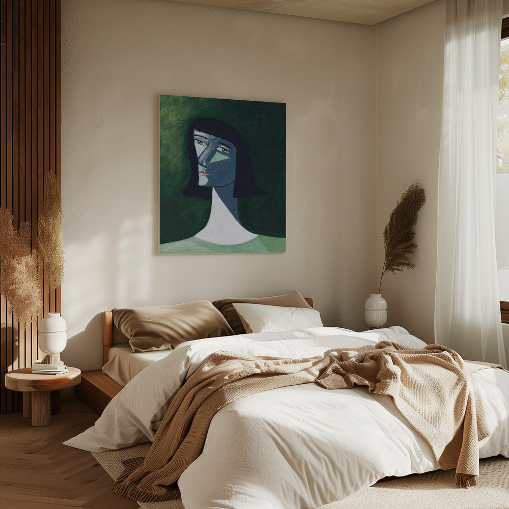 Vrouw in het licht | Canvas