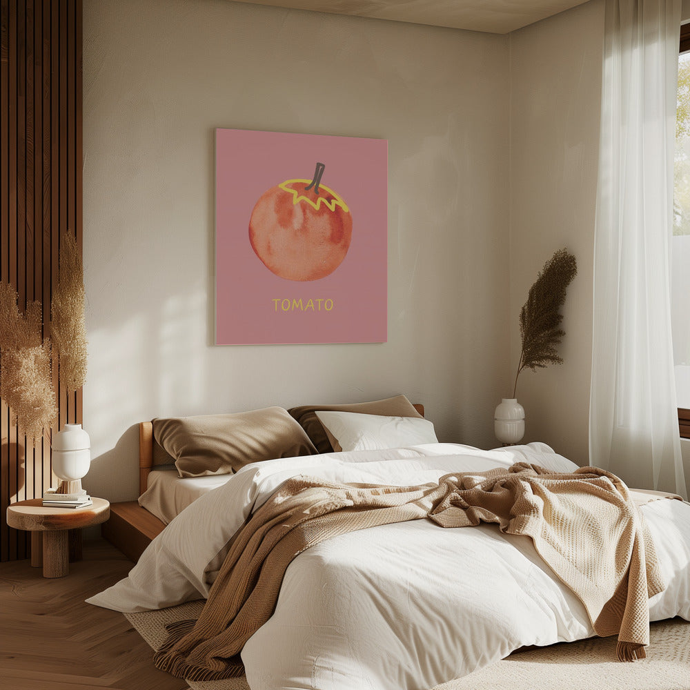 Tomato in Pink | Canvas