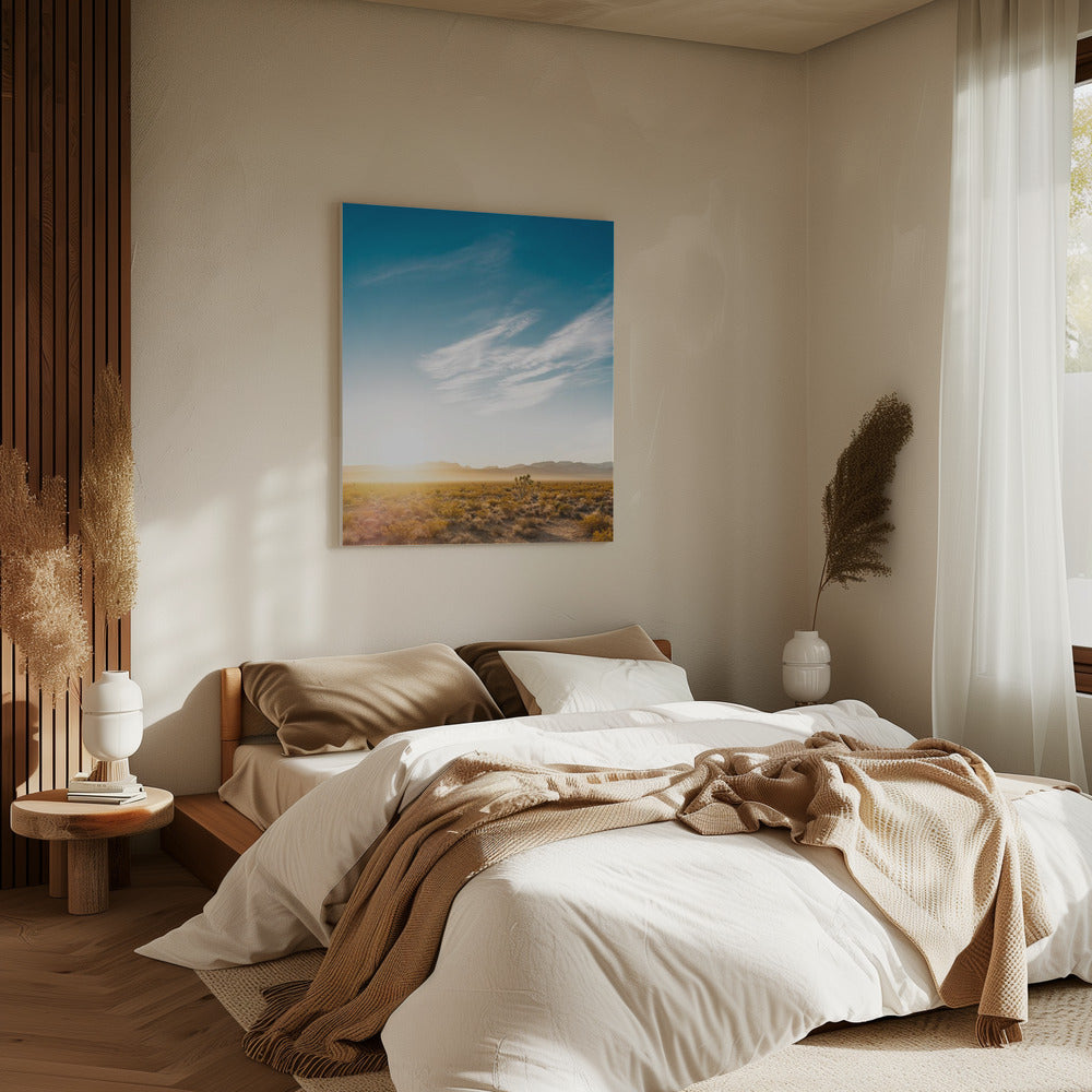 Zonsopgang in de woestijn van Nevada | Canvas