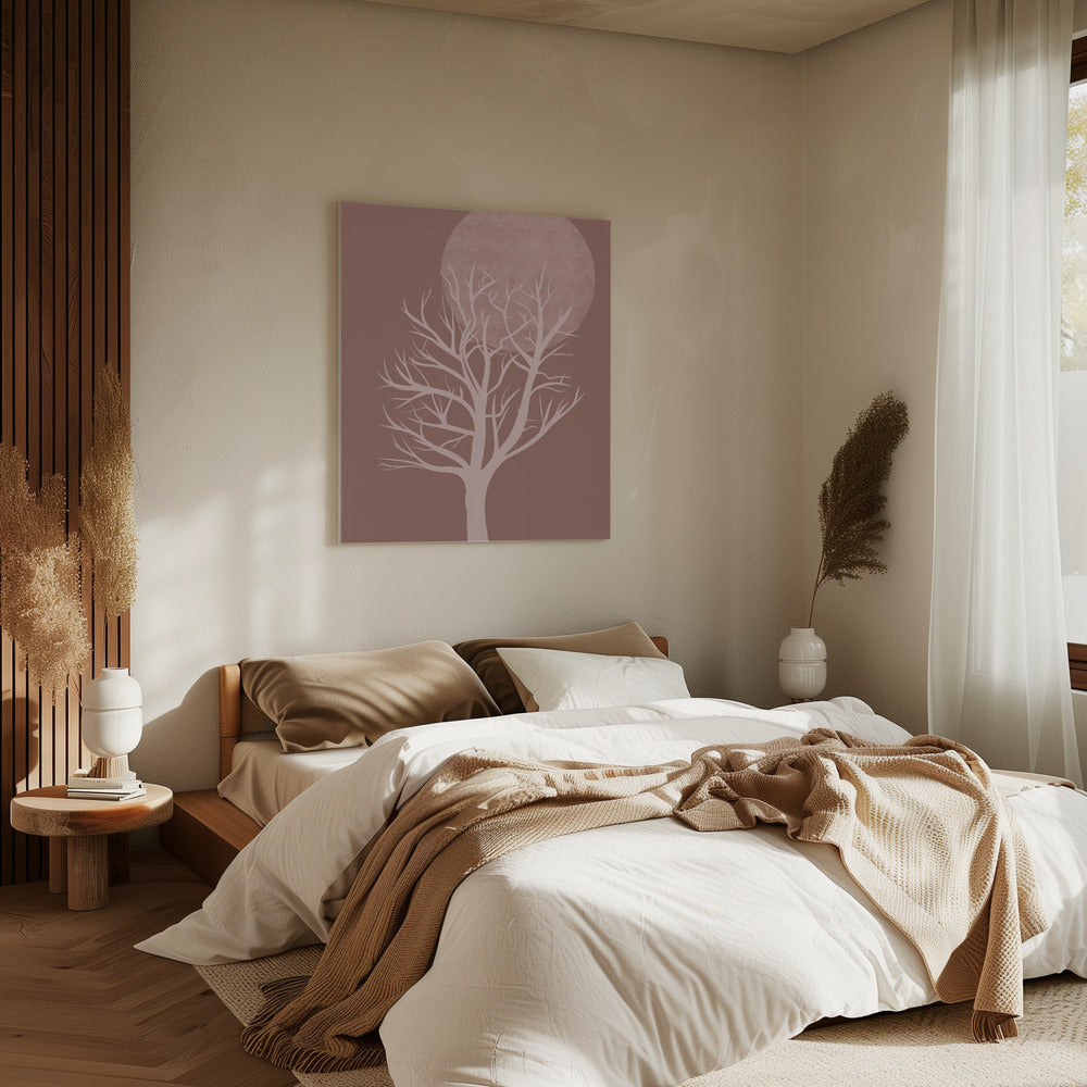 Roze boom | Canvas