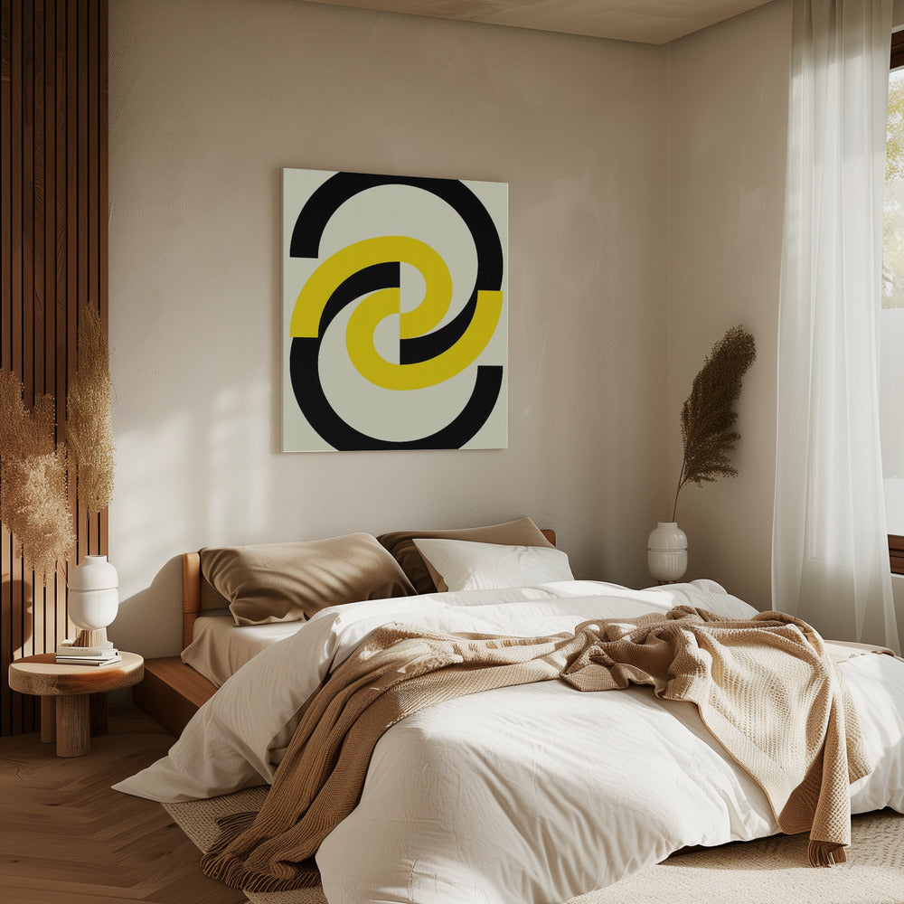 Verweven cirkels | Canvas