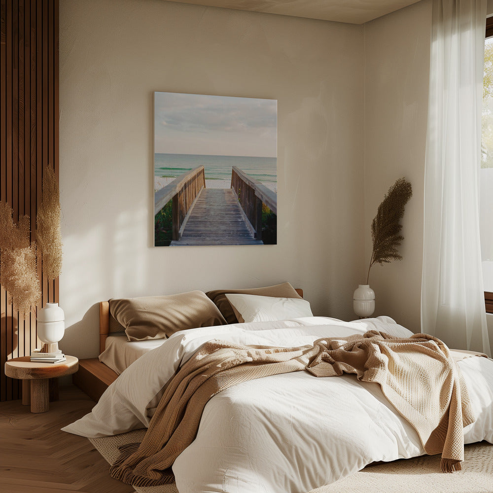 Pastel Oceaan Zonsondergang VIII | Canvas