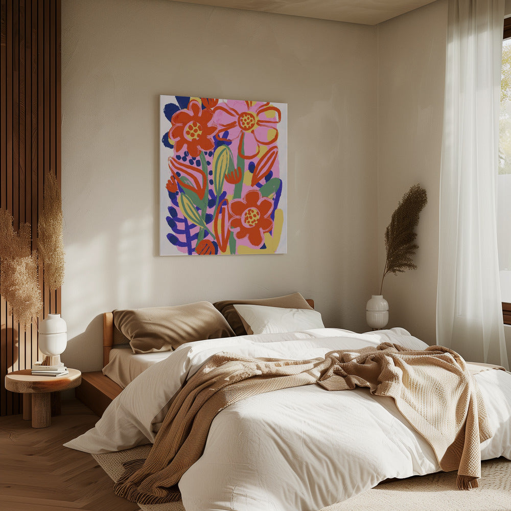 Bloemen Joyburst | Canvas