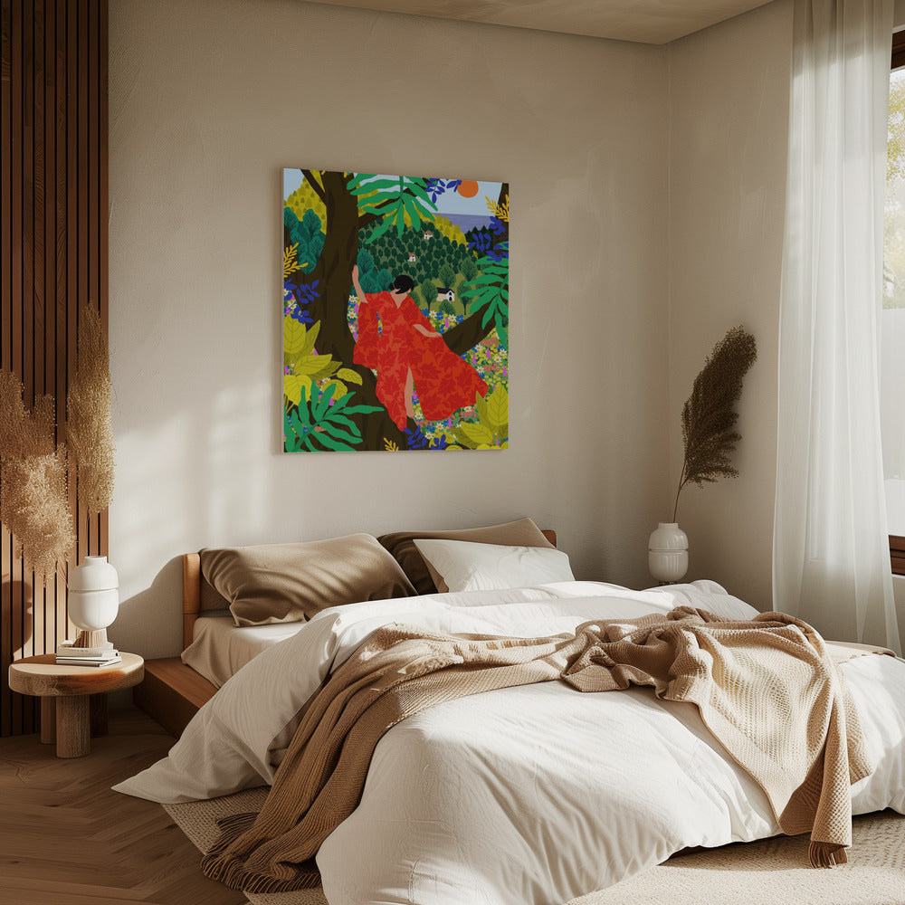 Girl In a Tree | Canvas