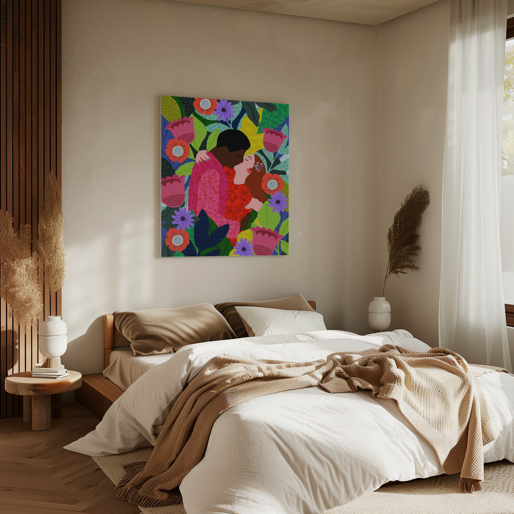 Floral Kiss | Canvas