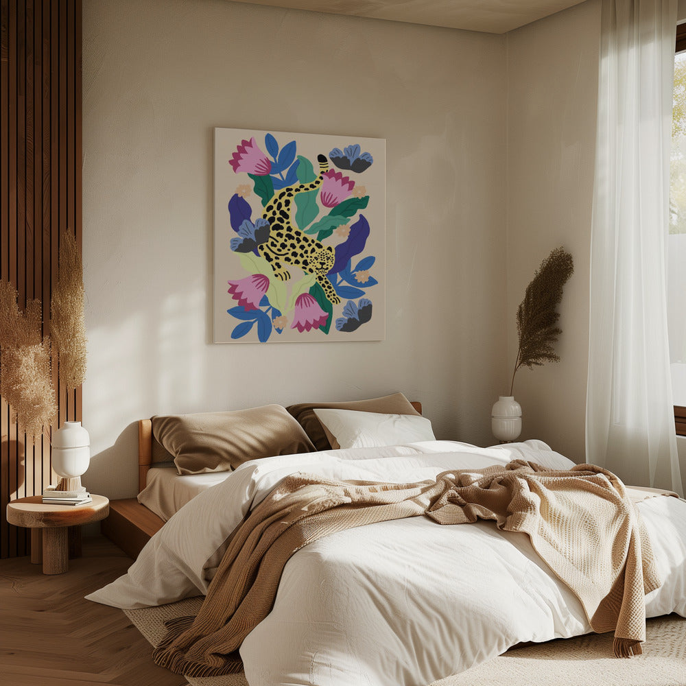 Floral Leopard | Canvas