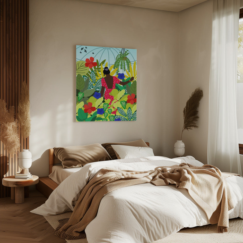 Wandelen in mijn kas | Canvas