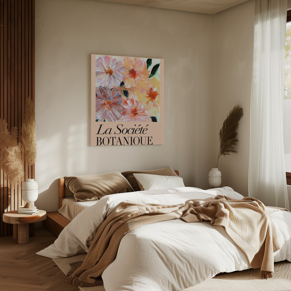 La Société Botanique Perzikbloemen | Canvas