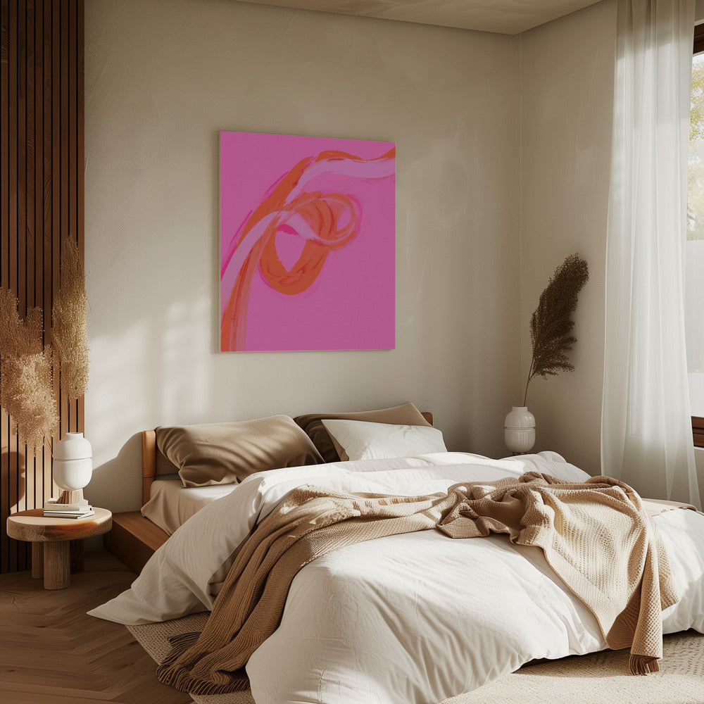 Levendige wervelbeweging | Canvas