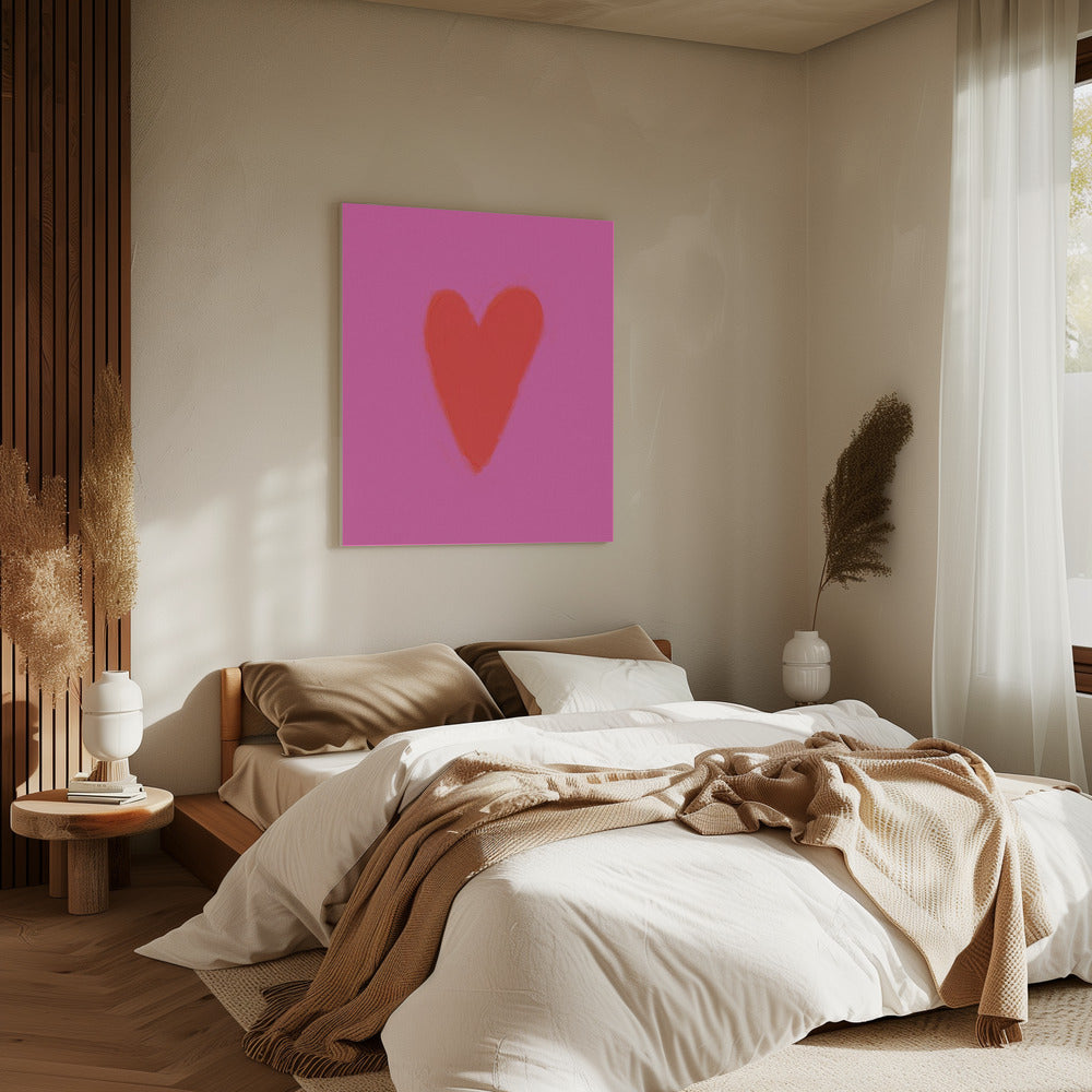 Levendige hartslag | Canvas
