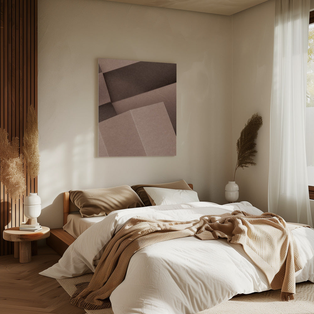 Papieren en Schaduwen 4 | Canvas