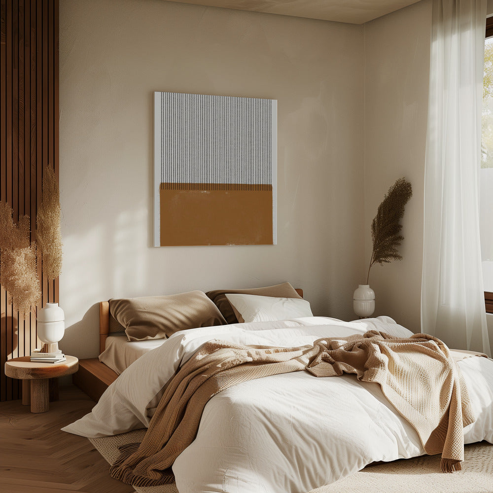 Gestreepte Harmonie | Canvas