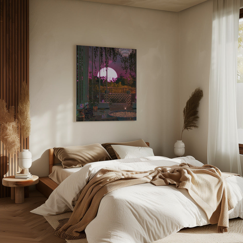 Paars Maanpaleis | Canvas