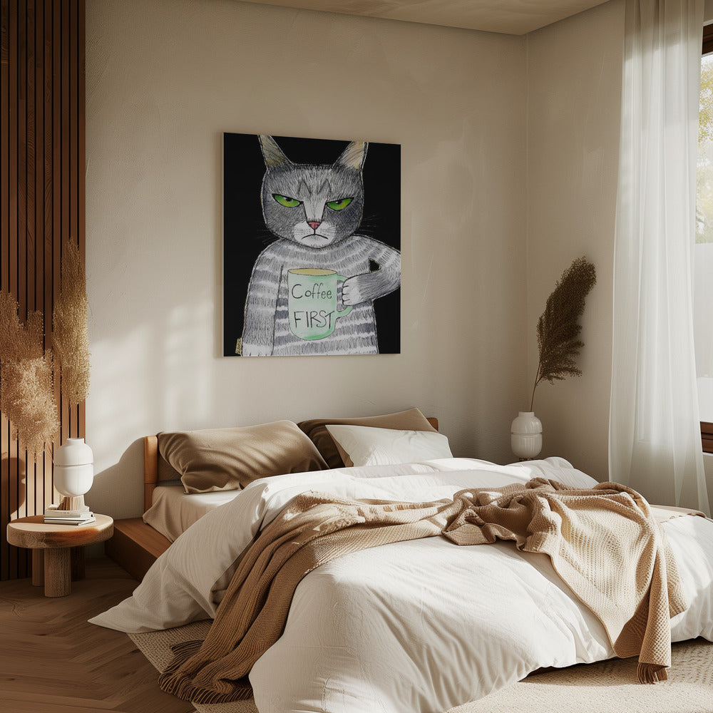 Koffiekat | Canvas