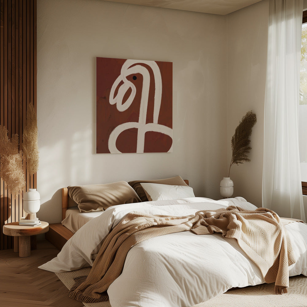 Gebogen sereniteit | Canvas