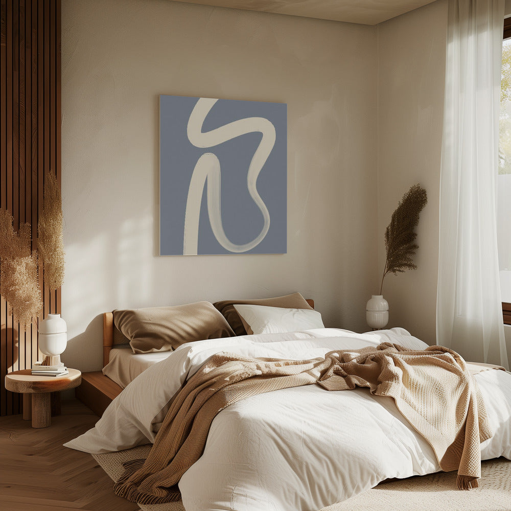 Gebogen lijnen dansen | Canvas