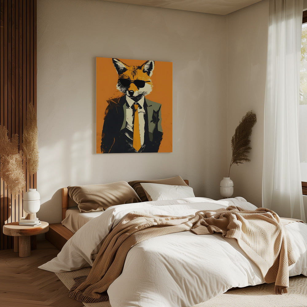 Vos in een pak | Canvas
