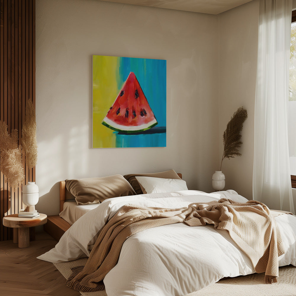 Watermeloenplak | Canvas