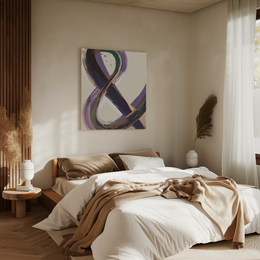 Oneindige penseelstreek | Canvas