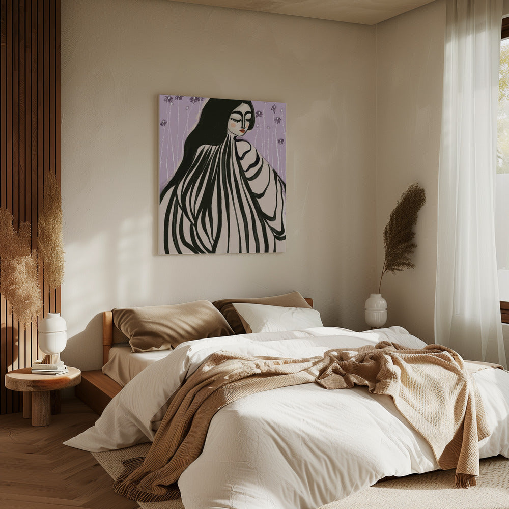 Vloeiende elegantie | Canvas
