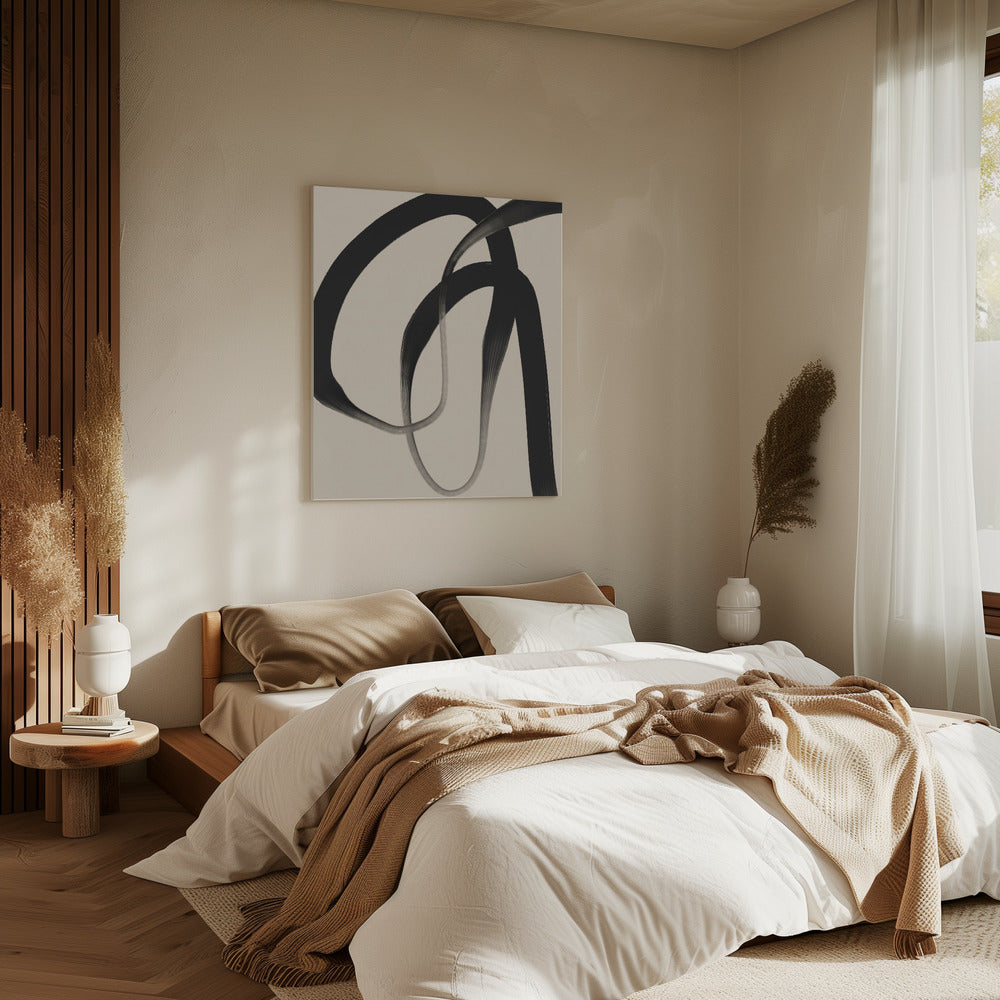 Vloeiende elegantie | Canvas
