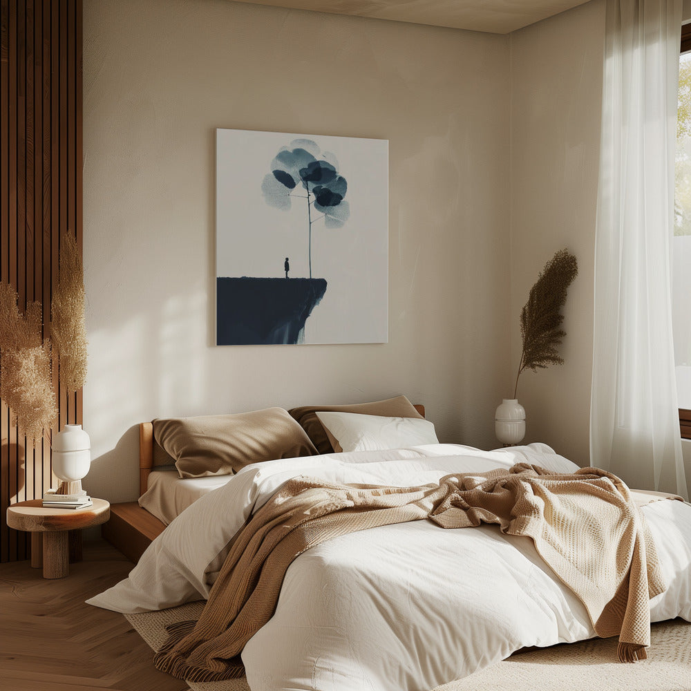 De rand van de klif | Canvas