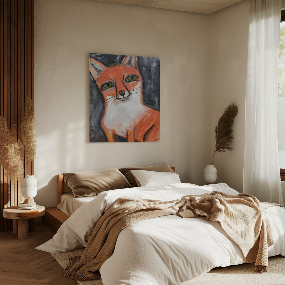 Oranje Vos | Canvas