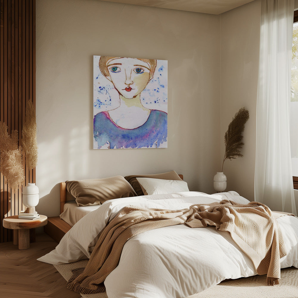 Dame kijkt | Canvas