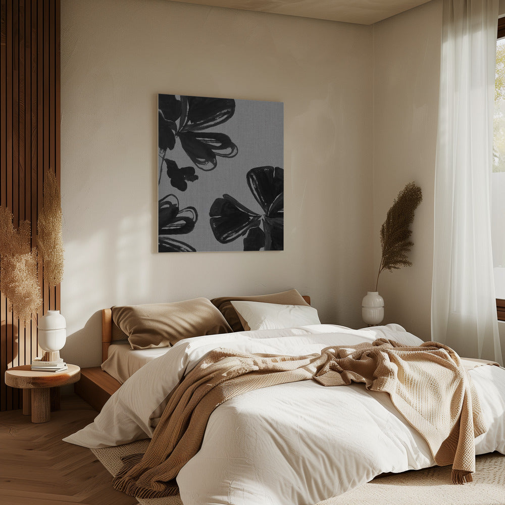 Black Floral 4 | Canvas