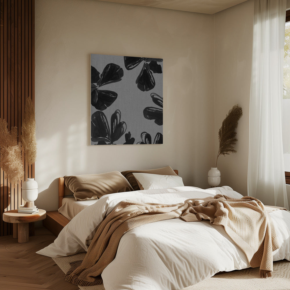 Black Floral 5 | Canvas