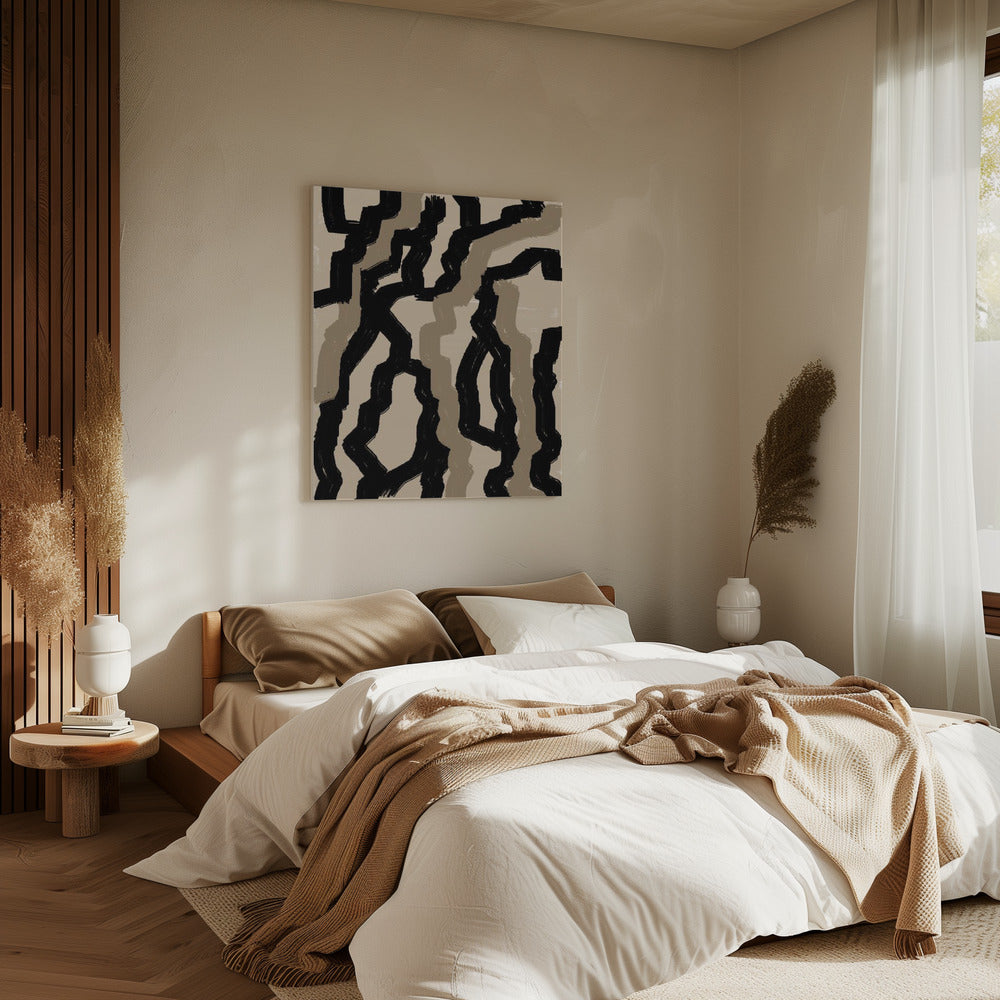 Zigzagreflecties | Canvas