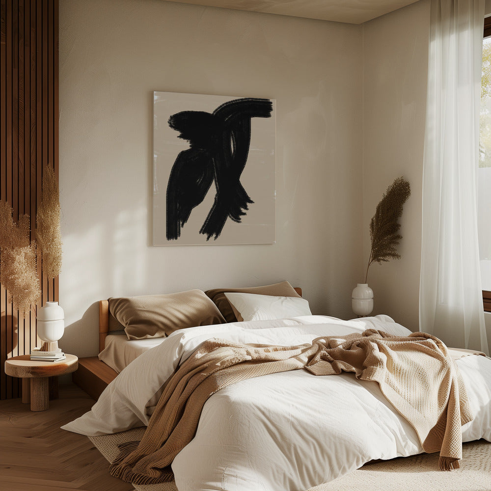 Schaduwrijke elegantie | Canvas